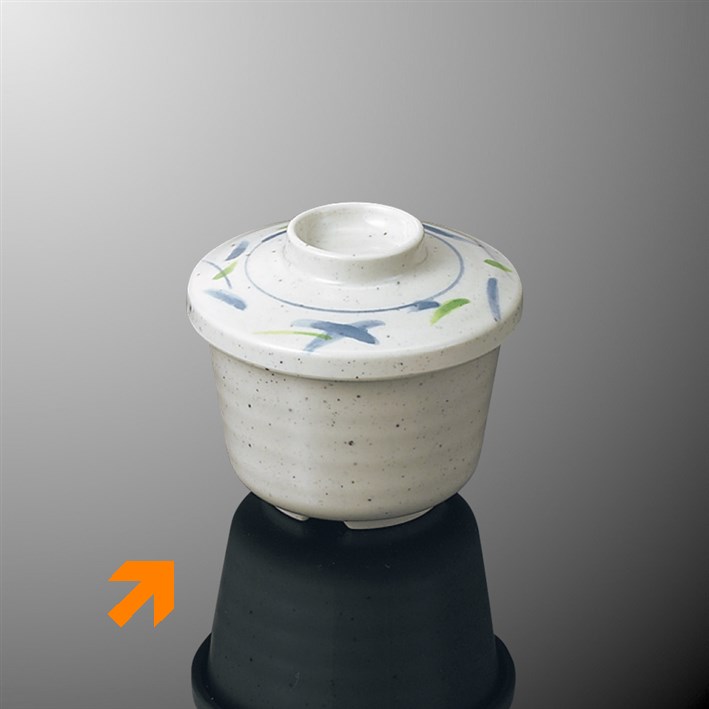 国際化工 飯茶碗 蓋 笹風 1個 A 21C-SA